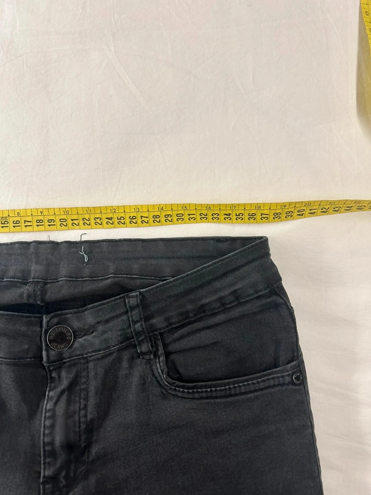 Zwarte slim vintage jeans – photo 6
